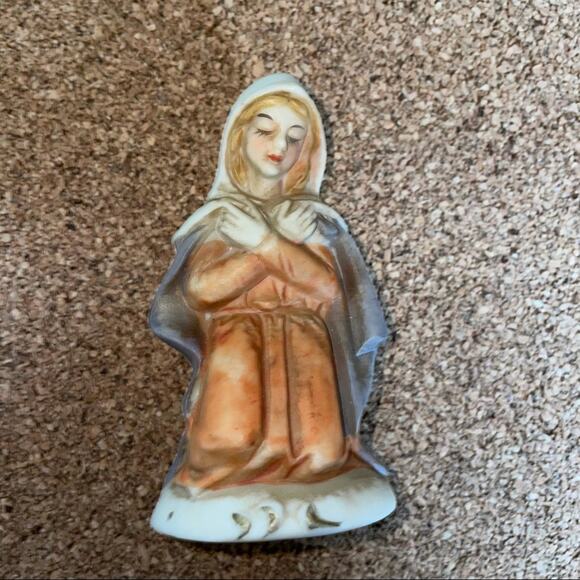 Vintage Nativity Set OCI Omnibus 3 piece Mary Joseph and baby Jesus Christmas - Picture 6 of 10